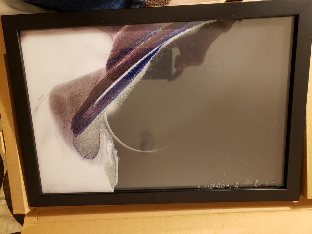 (NEW!) Diamond Ring Movie Moving Sand Art- By Klaus Bosch - Customer Photo From Tonya C.