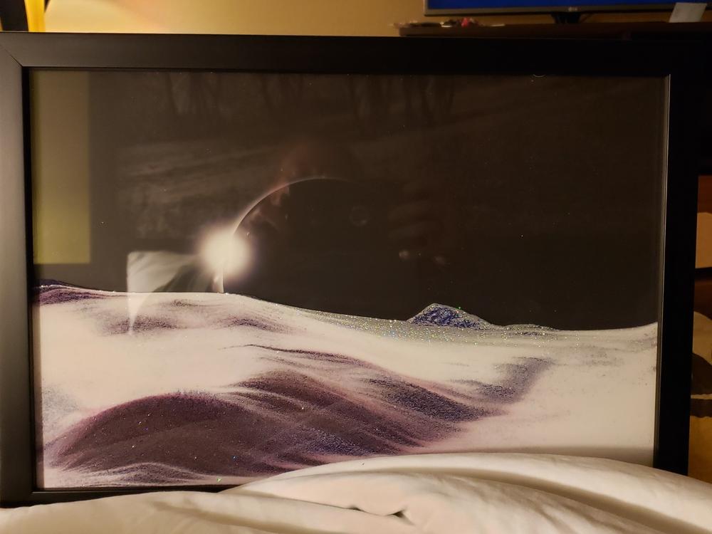 (NEW!) Diamond Ring Movie Moving Sand Art- By Klaus Bosch - Customer Photo From Tonya C.