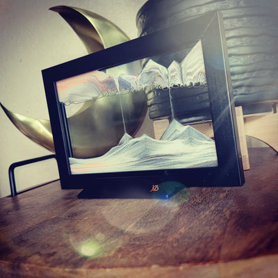 Glow-In-The-Dark Silhouette Glowbee Black Moving Sand Art- By Klaus Bosch