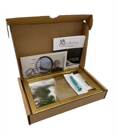 Horizon Rich Gold Moving Sand Art- By Klaus Bosch