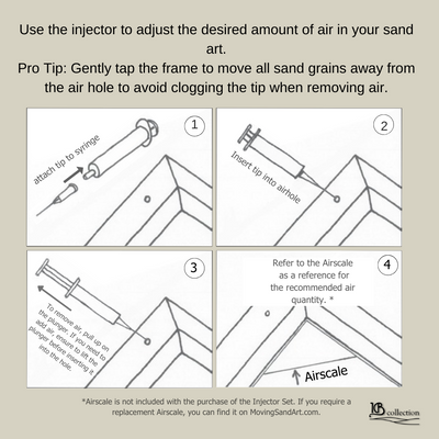 Horizon Rich Gold Moving Sand Art- By Klaus Bosch
