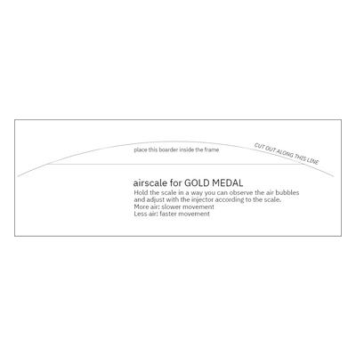 Air Scale- Air Guide for KB Collection Moving Sand Art **FREE SHIPPING**